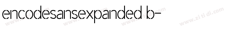 encodesansexpanded b字体转换